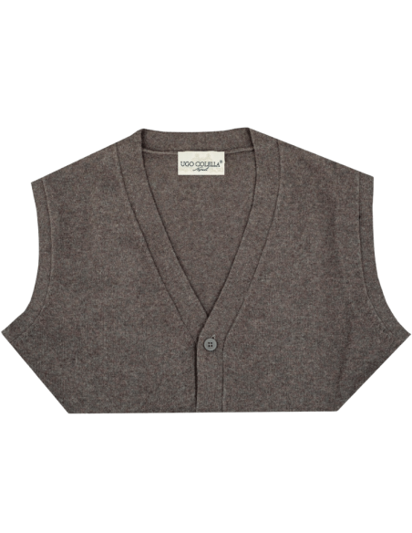 Gilet in maglia di Cashmere e Cotone extrafine