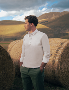 Jersey cotton polo shirt 2