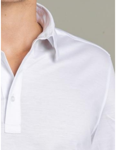 Jersey cotton polo shirt