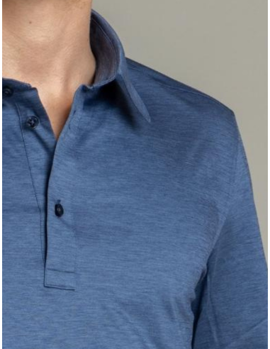 Jersey cotton polo shirt