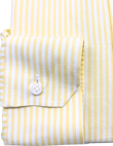 Camicia Regular fit in Lino, collo...