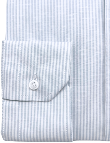 Camicia Regular fit in Lino, collo...