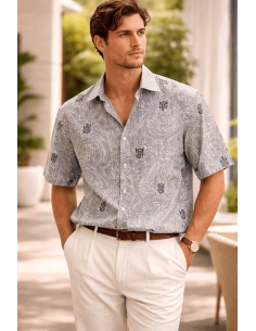 Camicia a polo in pura seta... 2