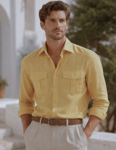 Camicia Regular Fit in Fil... 2