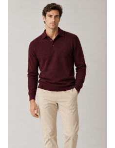 Polo in Lana merino morbido...