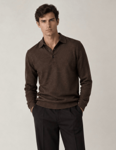 Polo in Lana merino morbido...